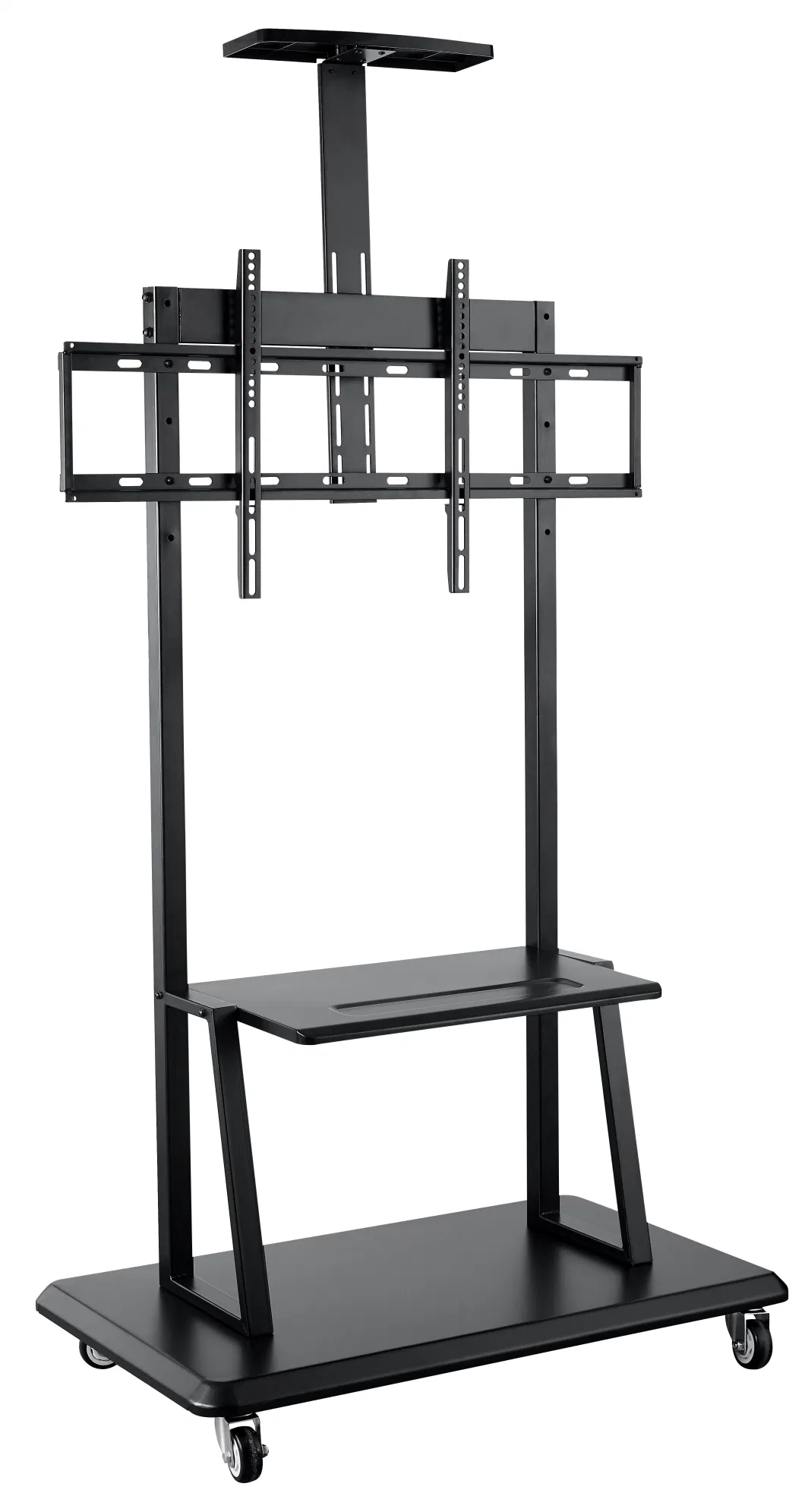 65 to 86 Conference Meeting Room Moveable Metal TV Display Cart Trolly Stand