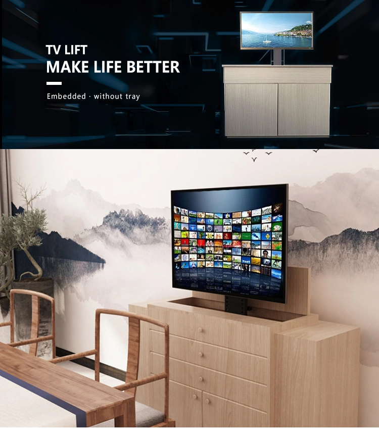 New Design Compact Electric Motorized TV Lift Stand with Remote Control TV Stand for Living Room