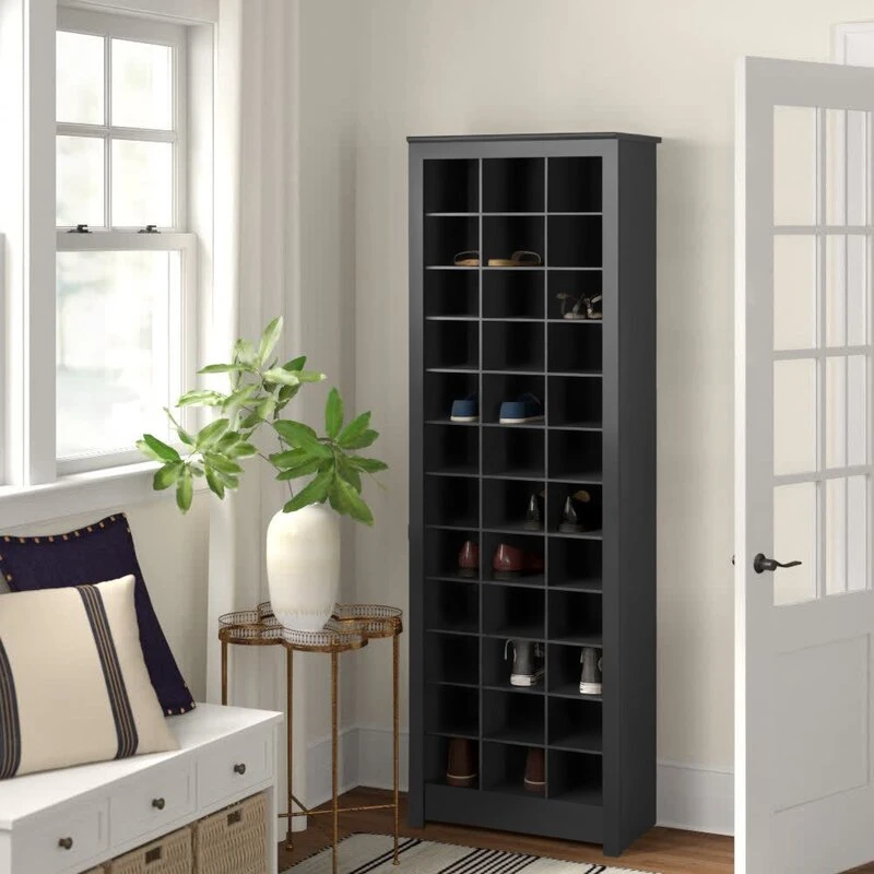 Nova Black Multi-Layer Simple Shoe Storage Cabinet for Home