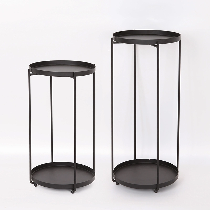 2-Layers Metal Side Table