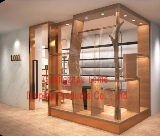 Whole Boutique Rusty Design Comprehensive Boutique Shopping Mall Jewelry Display Cabinet 