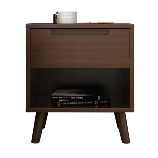 Hot Sale Simple Modern Durable Wood Nightstand 
