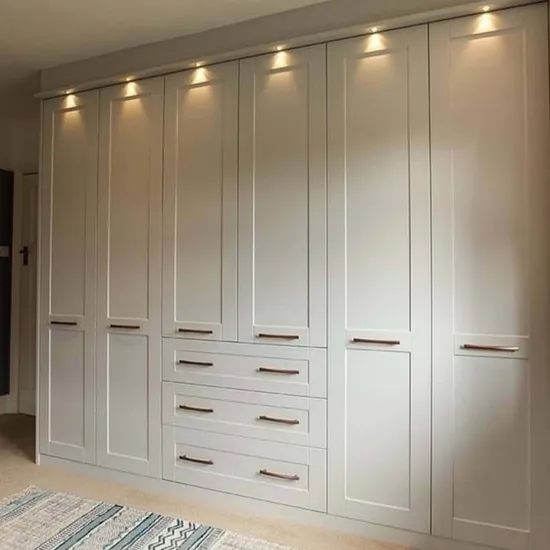 New Style Modern Bedroom Use Walk in Closet Wooden Customized Wardrobe 