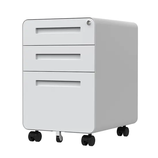 Modern Design Bedroom Bedside Table Durable Steel Nightstand Cabinet for Home 