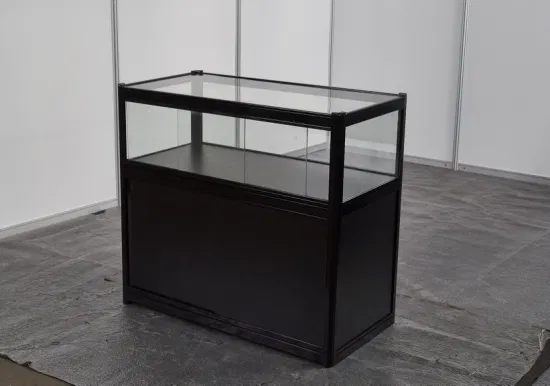 Quick Assembled Hot Sale Glass Display Counter Aluminum Exhibition Cabinet 