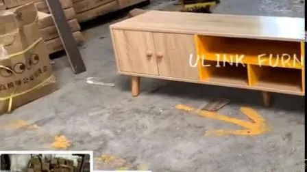 Wholesale Custom Modern Living Room Wooden TV Stand and Coffee Table 