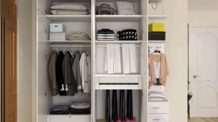 Hot Sale Home Hotel Bedroom Wardrobe Set Wholesale Furniture Set Modern Closets Wardrobe 